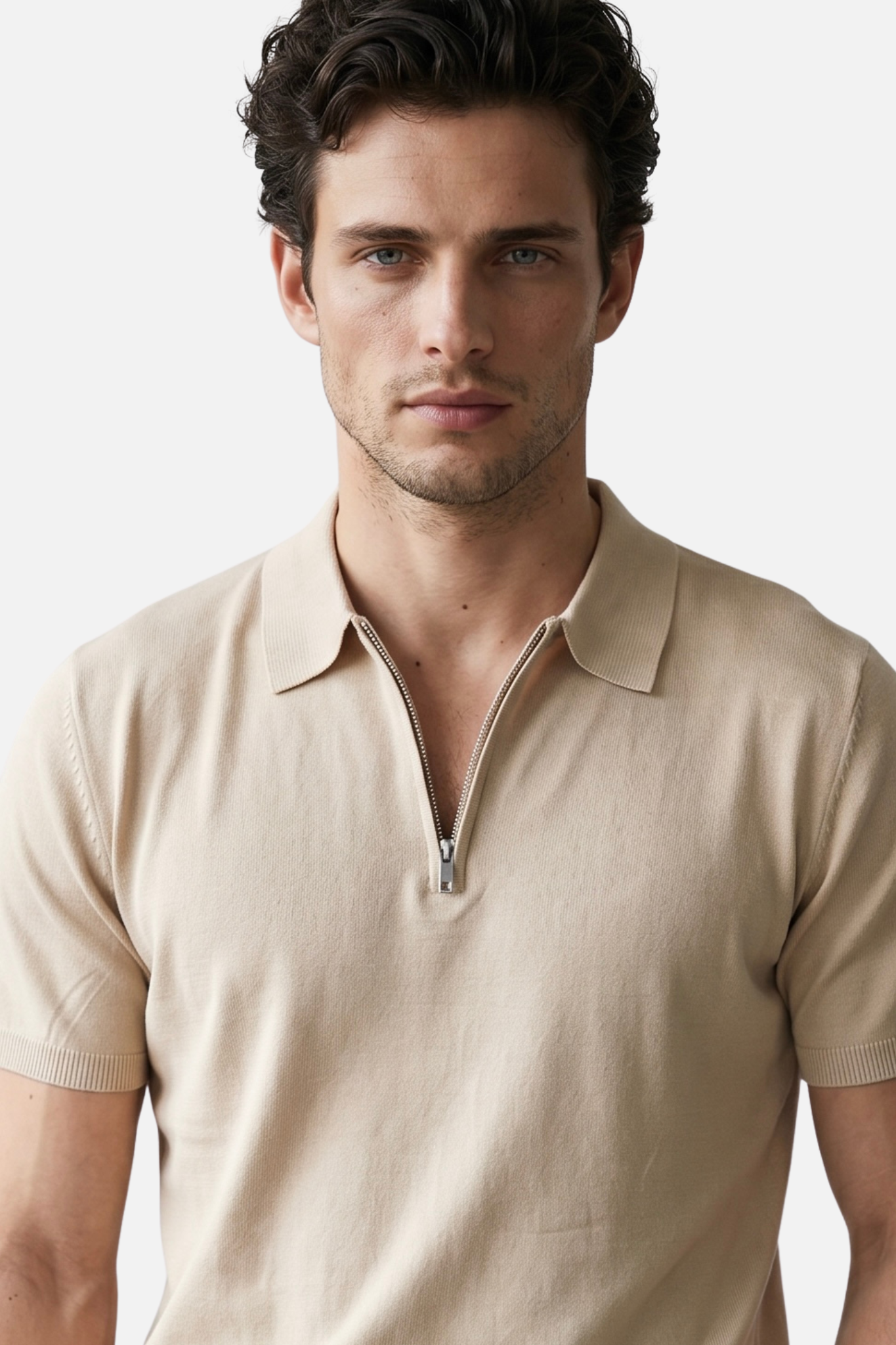 Monaco Zip Polo